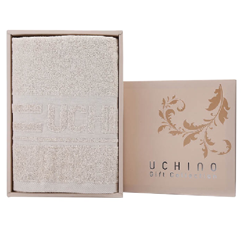 内野(UCHINO) JD14672-N 素色静雅毛巾 浴巾礼盒 (单位:件)