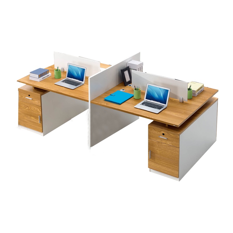 匡大 办公桌组合屏风桌2.4米四人位职员桌