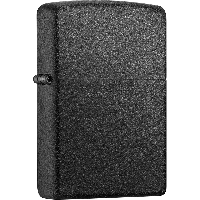 zippo芝宝打火机美国原装ZIPPO之宝防风煤油打火机236黑裂漆