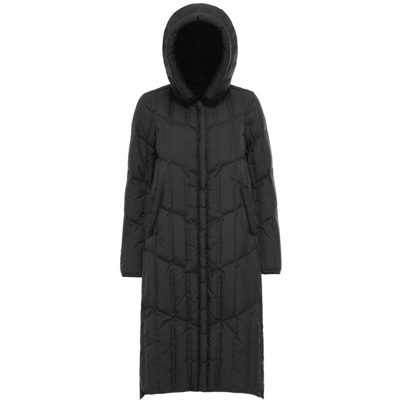 波司登鸭绒羽绒服女中长款轻薄连帽休闲百搭长款外套女