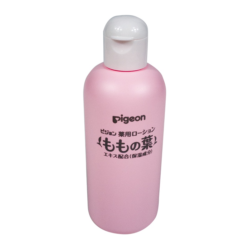 日本贝亲桃子水液体爽身粉桃叶水宝宝新生婴儿去痱子水祛痱止痱温和水润舒缓肌肤200ml/瓶 2瓶  保税仓发货