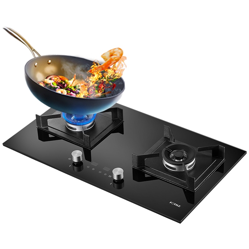 [专柜同款]方太燃气灶双眼灶煤气灶单灶具燃气灶嵌入式灶煤气炉防爆玻璃灶台炉具炉灶烟灶联动HA7B.D