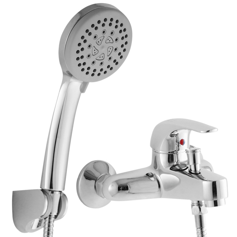 法恩莎卫浴混水阀2出水精铜淋浴龙头浴缸冷热水淋浴花洒F2C8801C