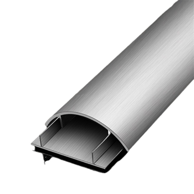 贝傅特 不锈钢弧形半圆明装线槽