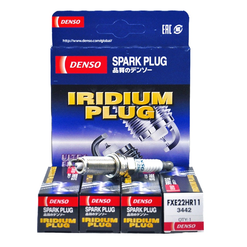 电装(DENSO)双铱金.原配火花塞FXE22HR11适配英菲尼迪/发现者/揽胜/捷豹/保时捷911(6支装)