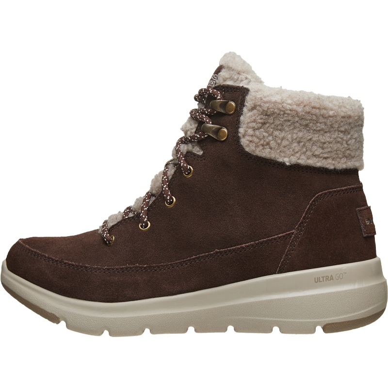 Skechers斯凯奇棉鞋女鞋2020秋冬季新款高帮加绒保暖雪地靴16677