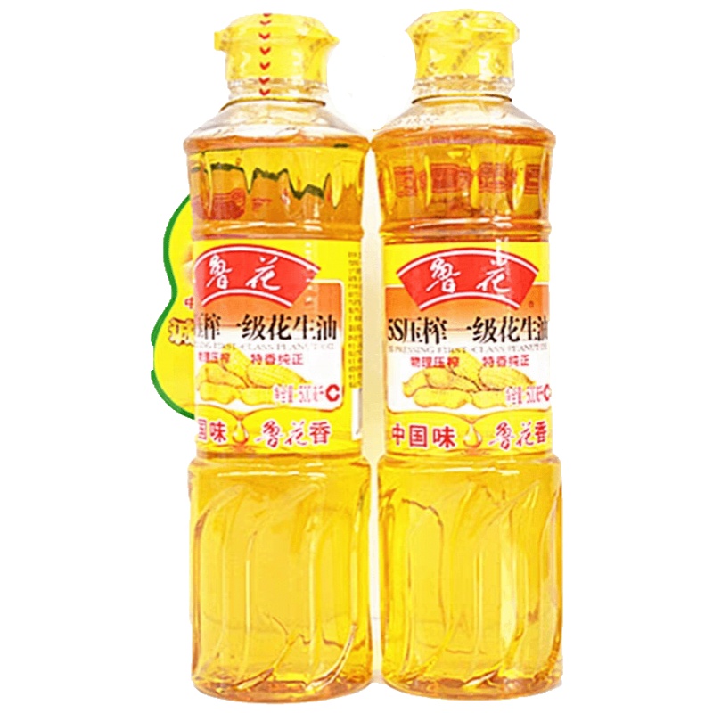 鲁花压榨一级花生油500ml