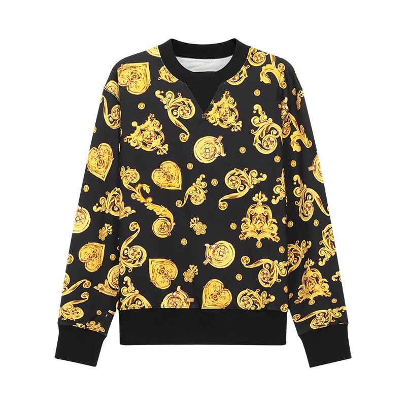 VERSACE JEANS COUTURE 范思哲 男士 棉质圆领长袖卫衣运动衫 B7GVB7FB SN500