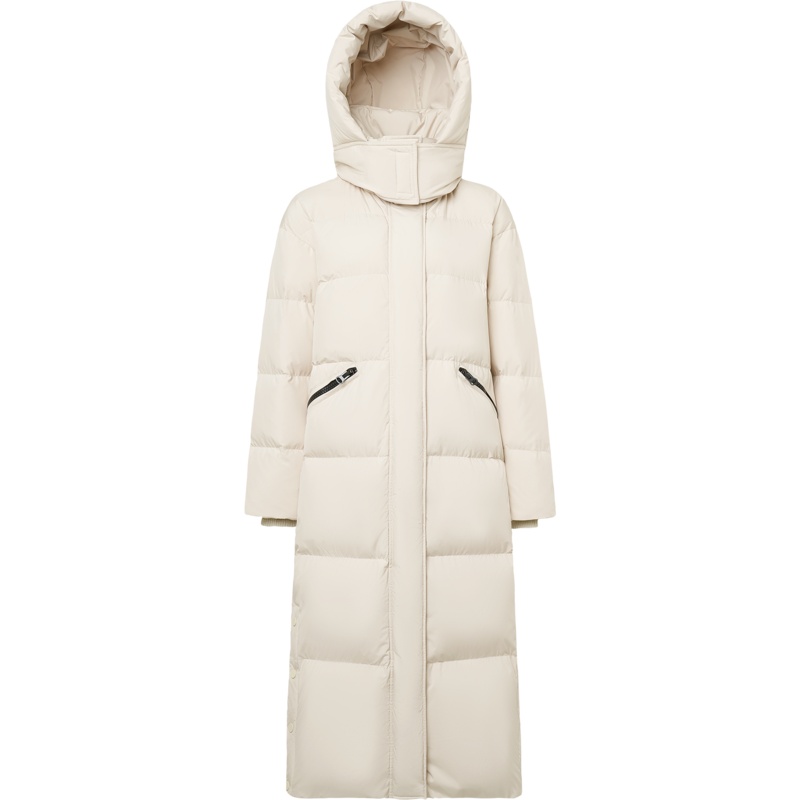 波司登女新款长款过膝冬羽绒服时尚保暖外套_2