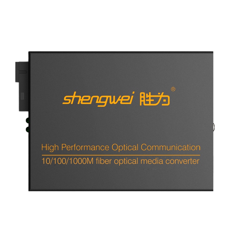 胜为(shengwei) FC-612 SC接口 单模双纤 光纤收发器 单位:台<1台装>黑色