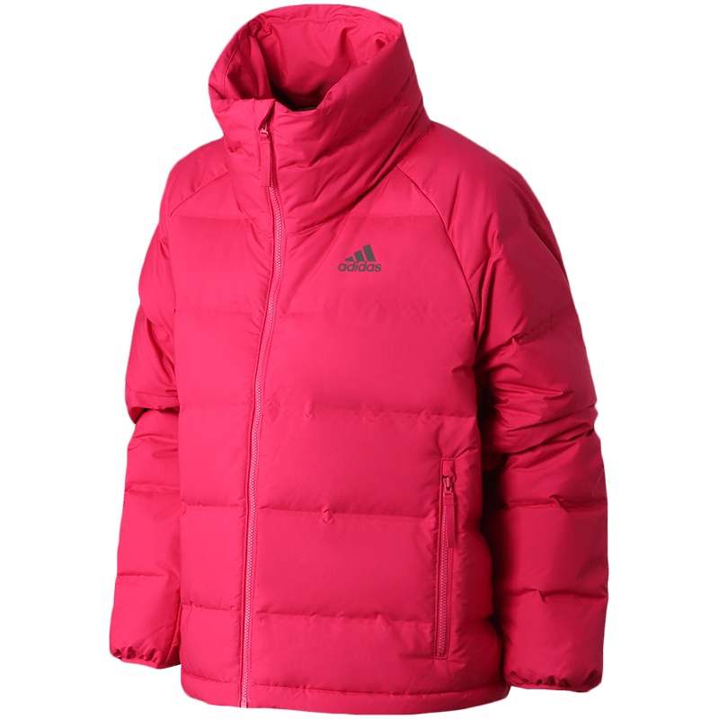 阿迪达斯女服羽绒服保暖立领面包服外套休闲运动服FT2565