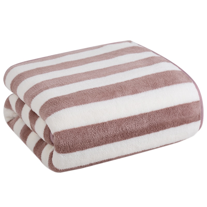 三利 柔软吸水速干毛巾 经典条纹洗脸巾 布艺包边擦脸巾 挂绳设计