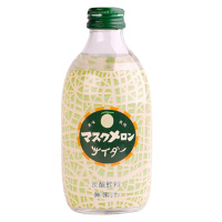 日本进口 友傑 哈蜜瓜味汽水 300ml*5瓶