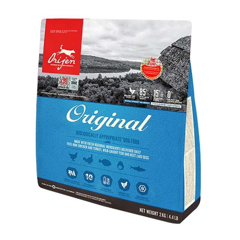 原始猎食渴望Orijen 原味鸡肉配方成犬粮 2kg加拿大进口天然粮成犬干粮狗粮