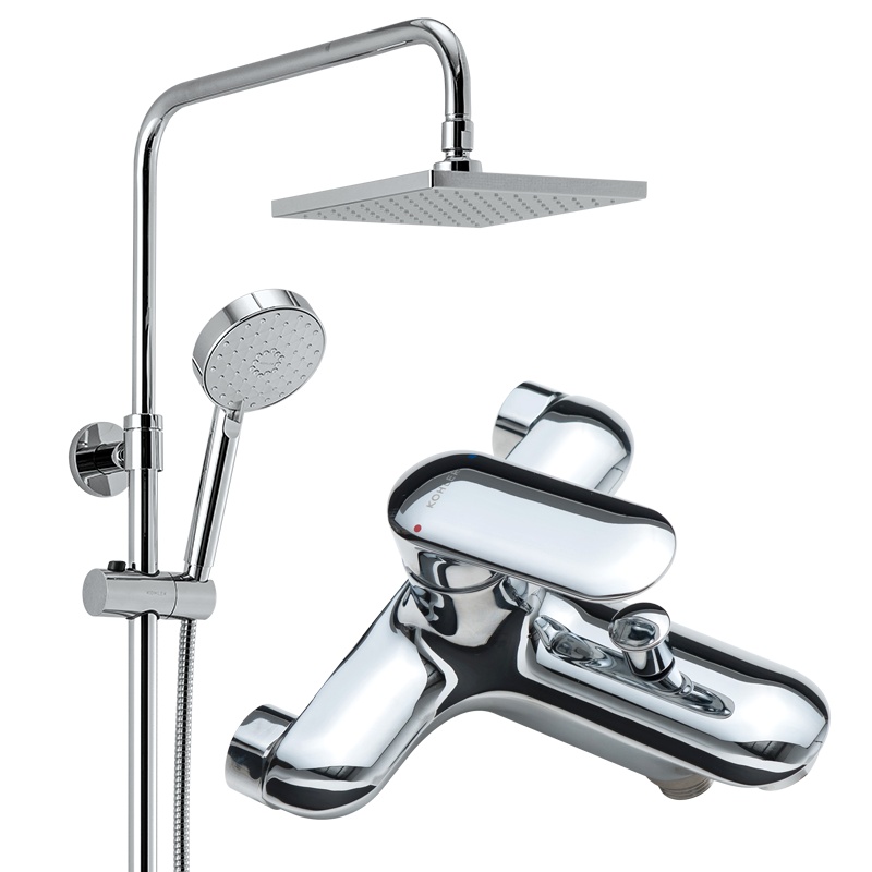 科勒花洒套装水呼吸亲氧恒温淋浴花洒三出水多功能花洒77365/21088