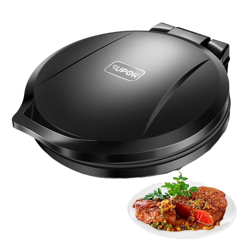 苏泊尔(SUPOR)电饼铛 JJ30A648 家用双面加热煎饼铛煎烤机烙饼锅三明治机25mm加深烤盘早餐机多功能电饼档