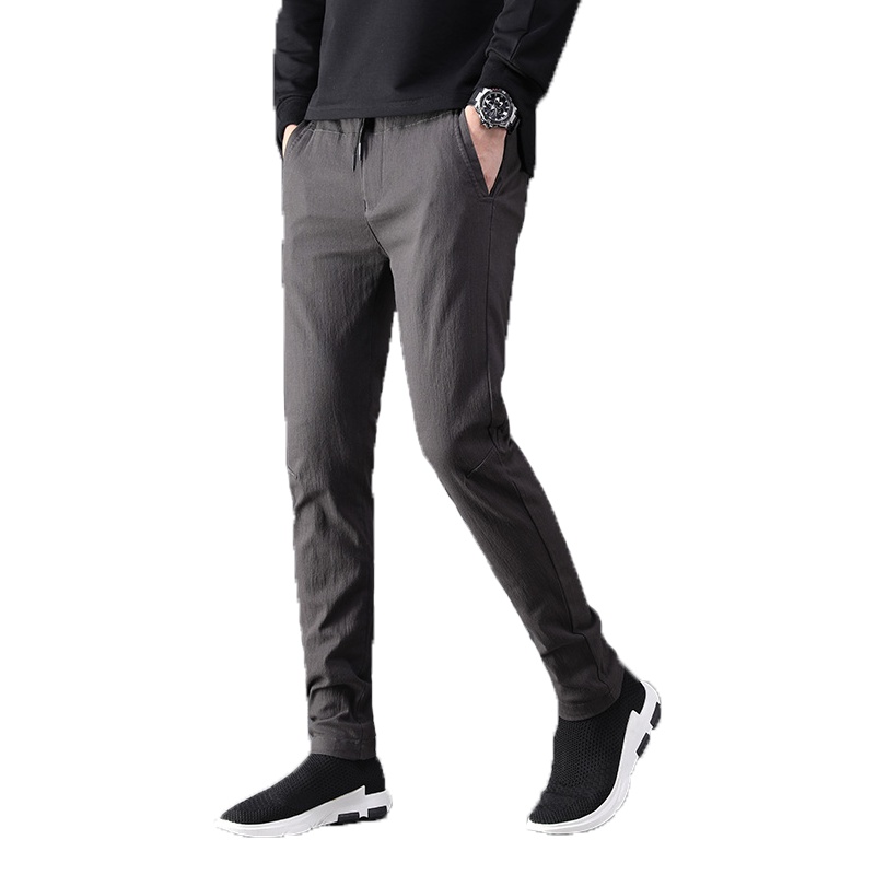 超音狼春夏 修身纯棉两色休闲长裤HD-H1858