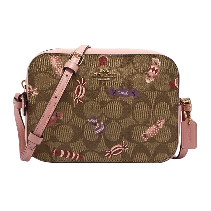 Coach 蔻驰 女士印花PVC配皮单肩包 C1386IME7V