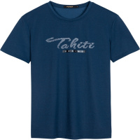 千纸鹤男装运动圆领短袖2020春夏青年休闲速干透气上衣20496