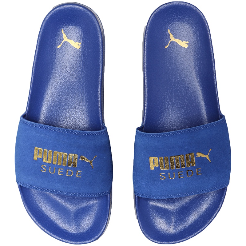 【自营】PUMA彪马男鞋女鞋凉拖一字拖沙滩鞋金标绒面拖鞋365758
