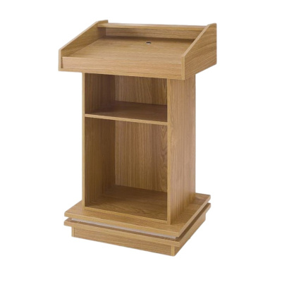 逐鹿中原办公家具发言台多媒体演讲台免漆板迎宾台MS112教师发言台