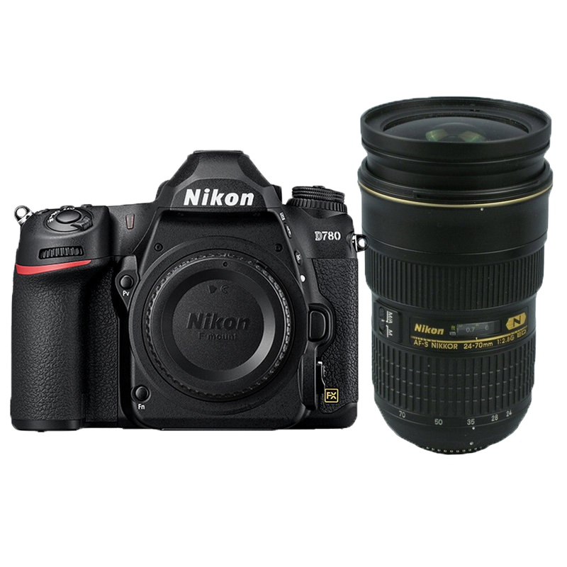 尼康(Nikon)D780(24-70mm f/2.8G ED)单反套机 D780(24-70F2.8G))套机