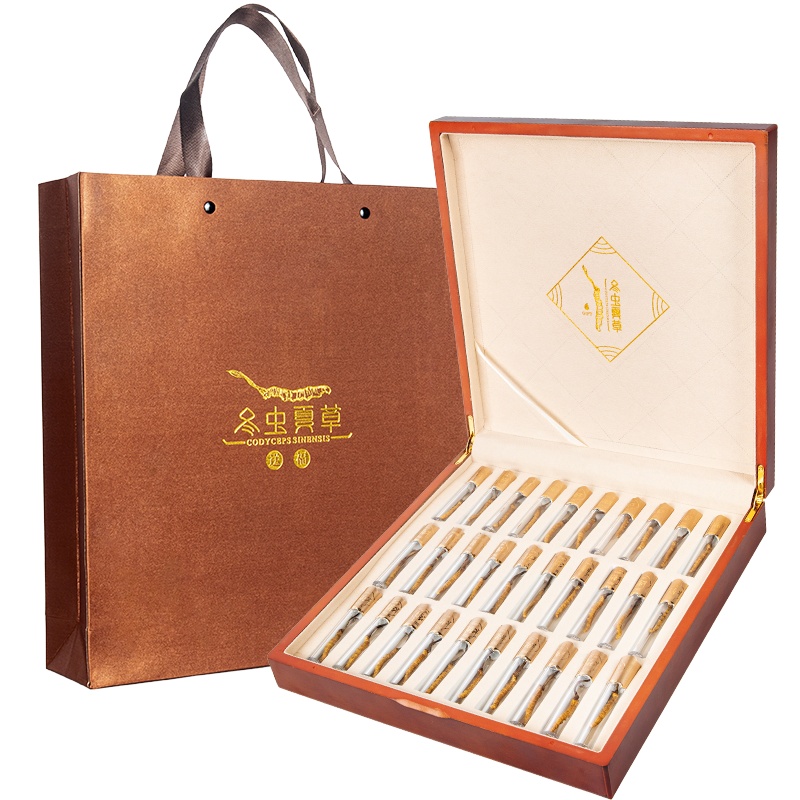 秦仁堂冬虫夏草3根/克 冬虫草正品干货10克礼盒装