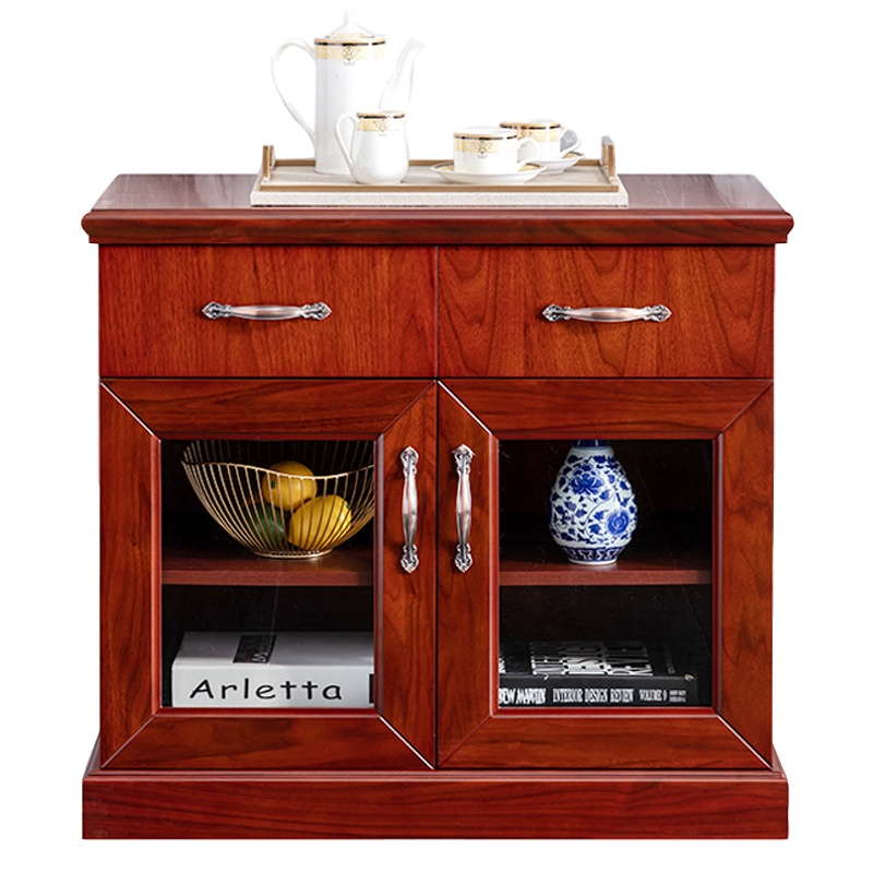 鑫金虎 餐边柜现代简约茶水柜酒水柜北欧餐厅带门储物柜厨房柜