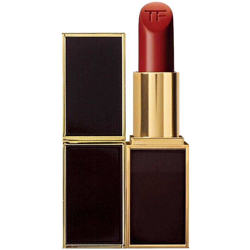 [送高档礼盒]汤姆福特(Tom Ford)TF黑管口红16#SCARLET ROUGE番茄色 3g黑金唇膏保湿润唇口红