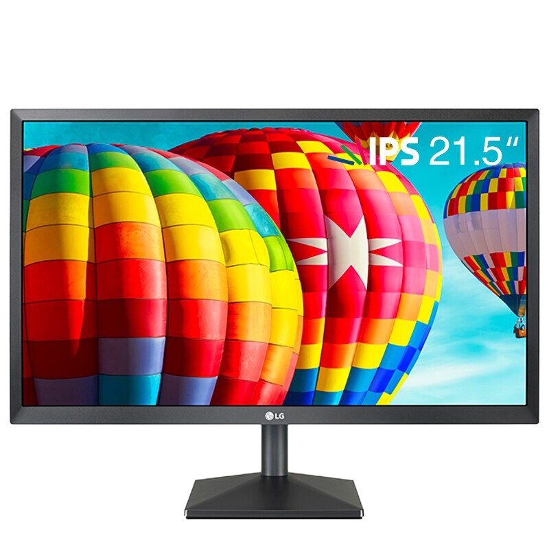 LG 21.5英寸IPS显示器 22MK430H 黑色