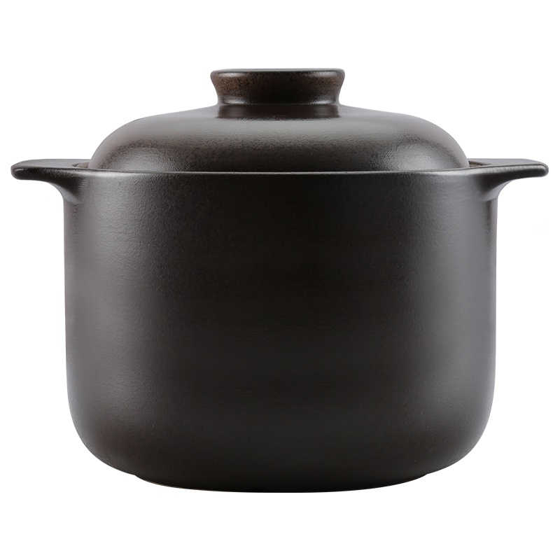 炊大皇(COOKER KING)守真粗陶煲4.5L煲汤锅炖锅明火家用煲汤锅炖锅明火家用深汤煲耐高温陶瓷锅