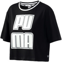 【自营】PUMA彪马女装运动服大logo圆领短袖T恤579533