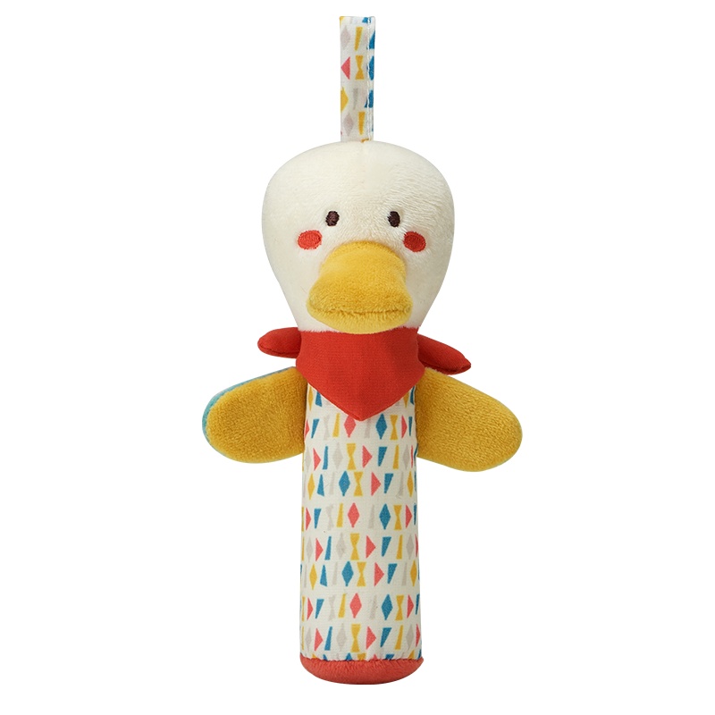 babycare婴儿安抚BB棒 益智宝宝手抓布偶0-1岁新生儿陪睡毛绒玩具 卡卡达鸭