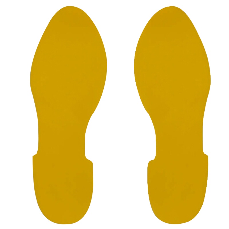 海斯迪克 HKD-3 5S定位管理地贴 形状地贴 防水耐磨脚印地贴