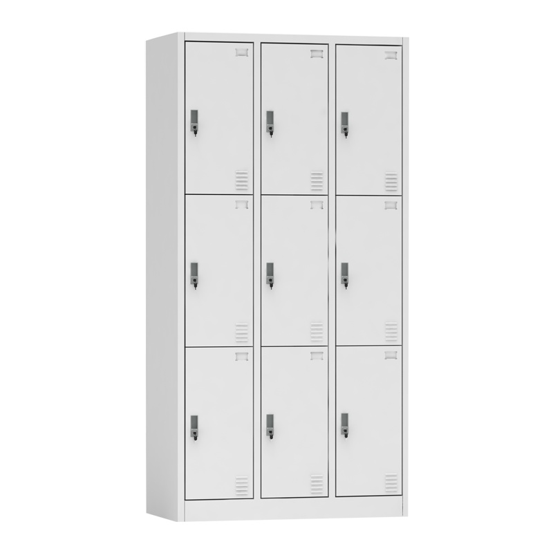 科朔 文件柜 更衣柜 钢制更衣柜 铁皮更衣柜储物柜 九门更衣柜 KS-JH-ZH007E