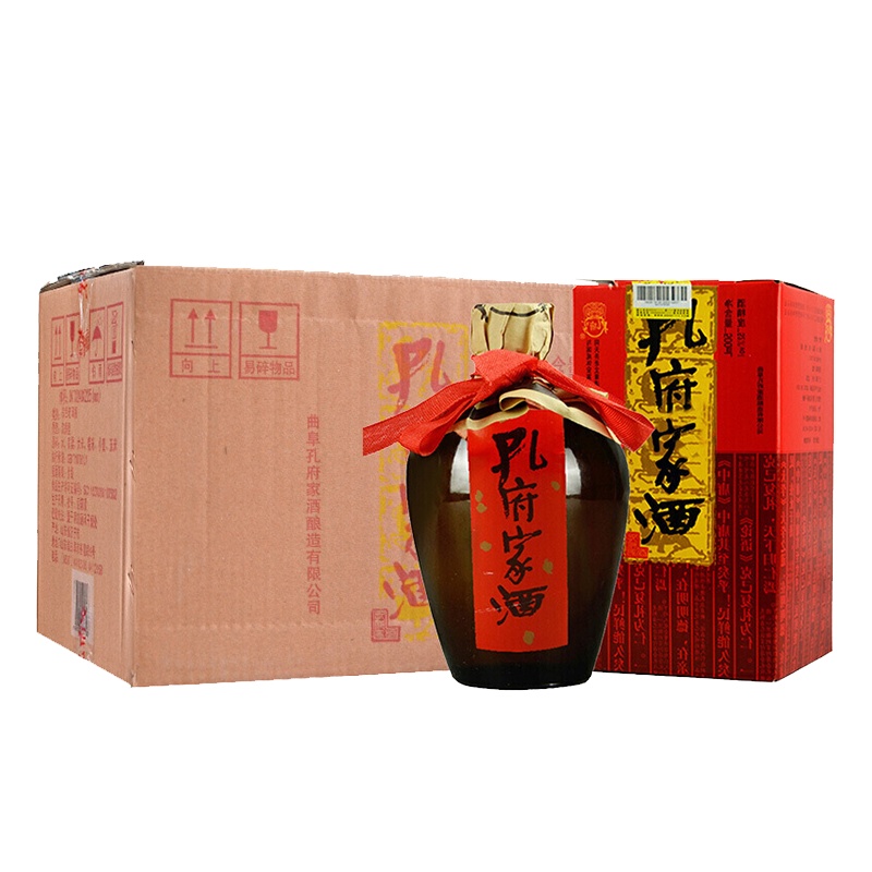 孔府家酒 陶天下 52度 500ml*6整箱装 山东白酒 (新老包装随机发货)