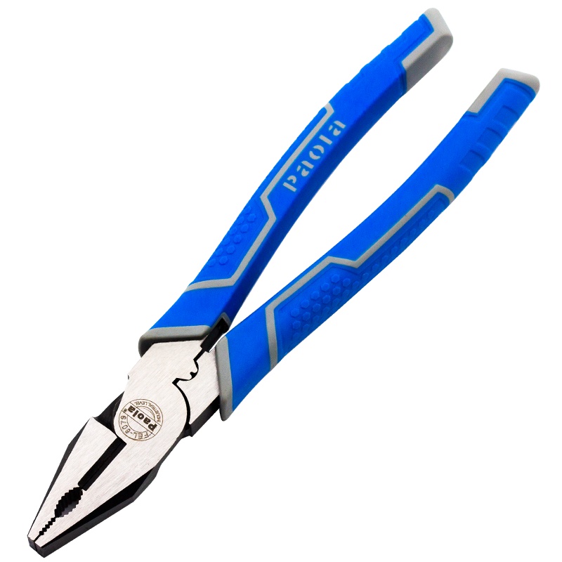 [苏宁自营]保拉(Paola)工具 工业级9寸偏心钢丝钳 老虎钳 平口钳 6160Cr-V 克钢 省力6079