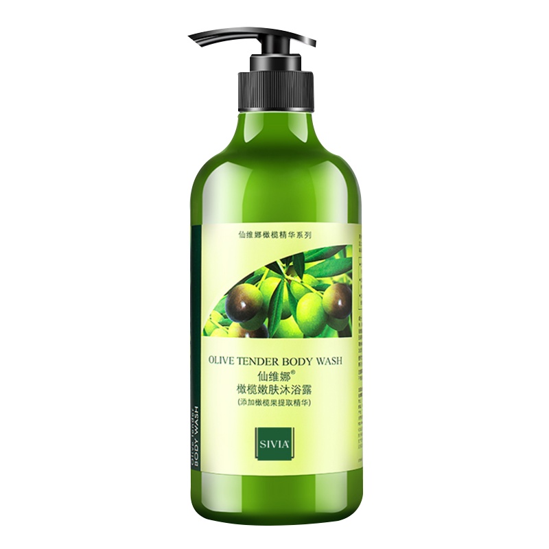 仙维娜橄榄嫩肤沐浴露750ml 补水保湿滋润肌肤清爽控油持久留香