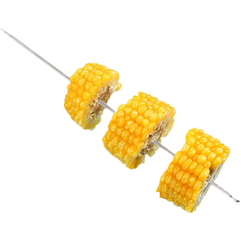 番易 50支不锈钢烧烤签子烤串羊肉串烤肉烤针家用烧烤用具