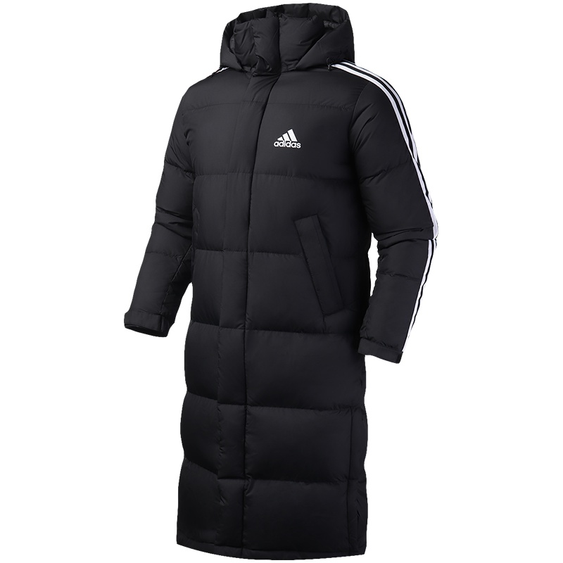 阿迪达斯男服羽绒服连帽保暖户外休闲运动服EH3993