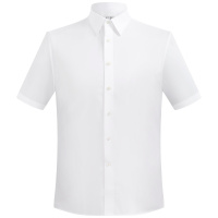 Youngor/雅戈尔男装白色商务正装棉弹TP免烫衬衫004BFY