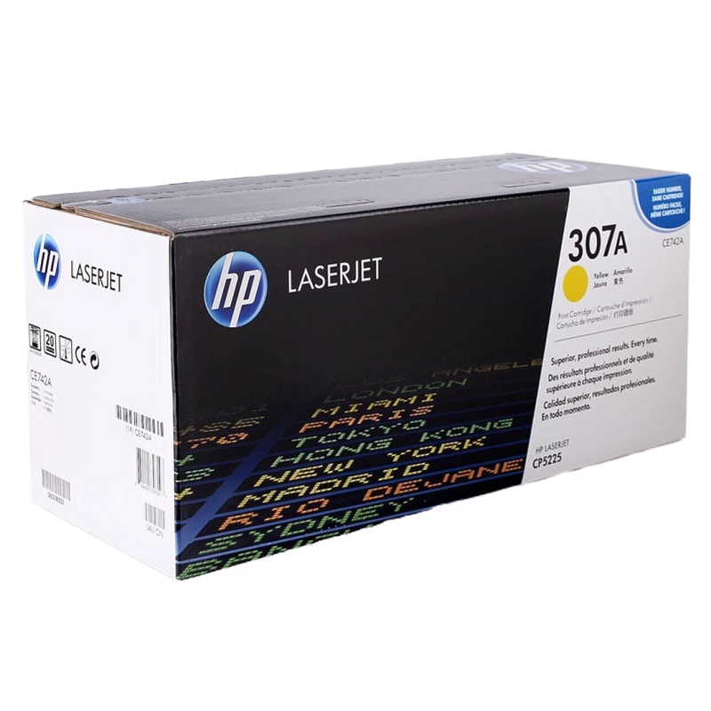 惠普（HP） CE742A 307A 黄色原装 LaserJet 硒鼓 DMS