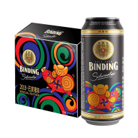 德国啤酒进口啤酒BINDING冰顶黑啤酒500ml*8听 礼盒装 送礼