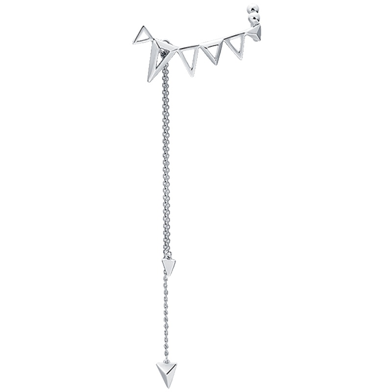 schl-Monologue精灵左耳耳挂18k金森系耳环女超仙单只生日礼物