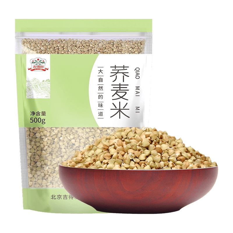 吉得利 荞麦米 荞麦仁三角麦一级东北特产无添加五谷杂粮新米粥伴侣500g