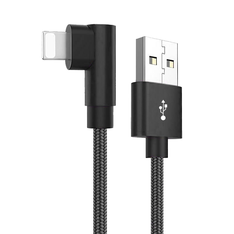 iPhone6数据线苹果6s加长5s手机7Plus充电线8X器弯头5快充iphonex冲电sp平板se闪充适用ipad短