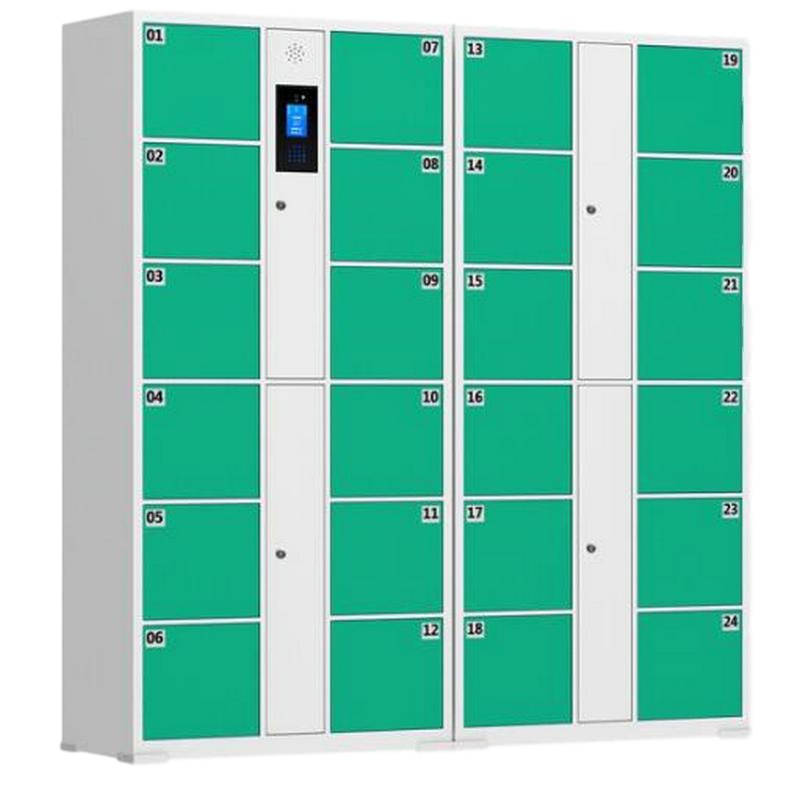 逐鹿中原电子存放柜 商场自助条码指纹智能储物柜DZ-456手机存放柜寄存柜