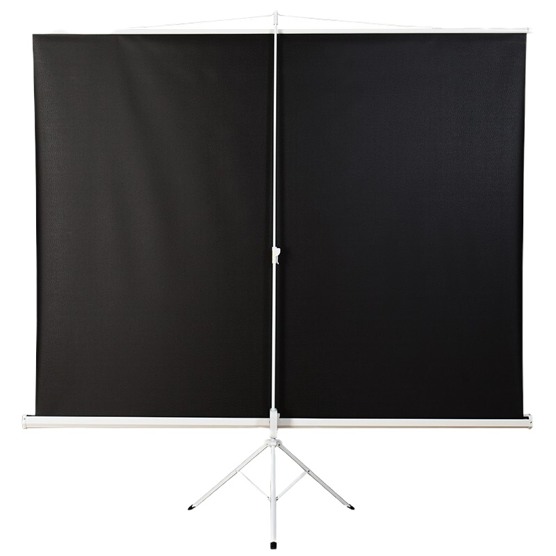 得力50494支架投影幕(120英寸4:3)(白色)