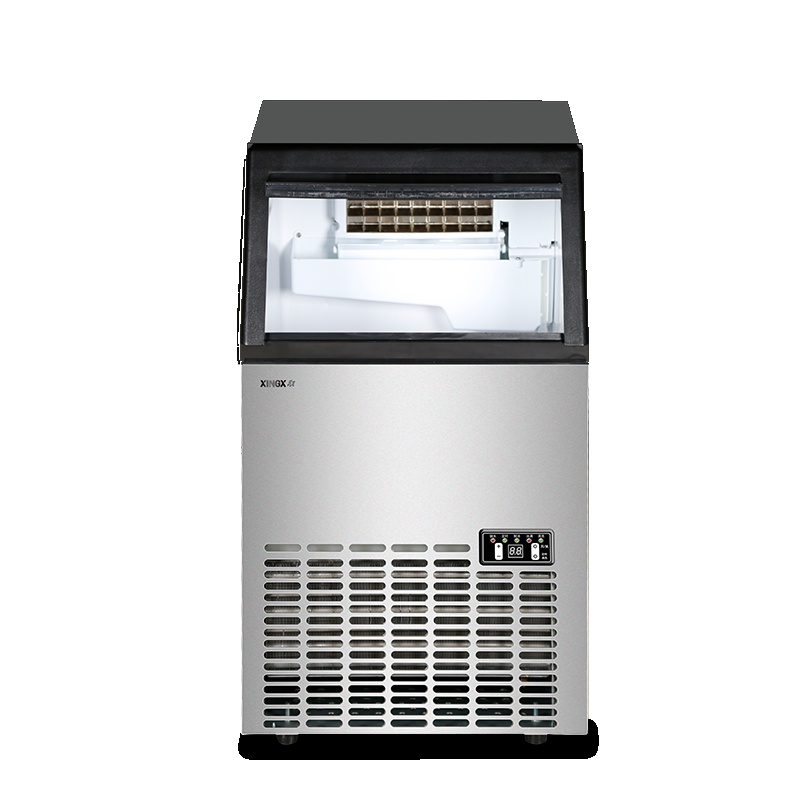 星星(XINGX) XZB-80J 80公斤 制冰柜 家商用小型迷你全自动制冰机冰块机 咖啡店奶茶店冷饮店 电脑控温