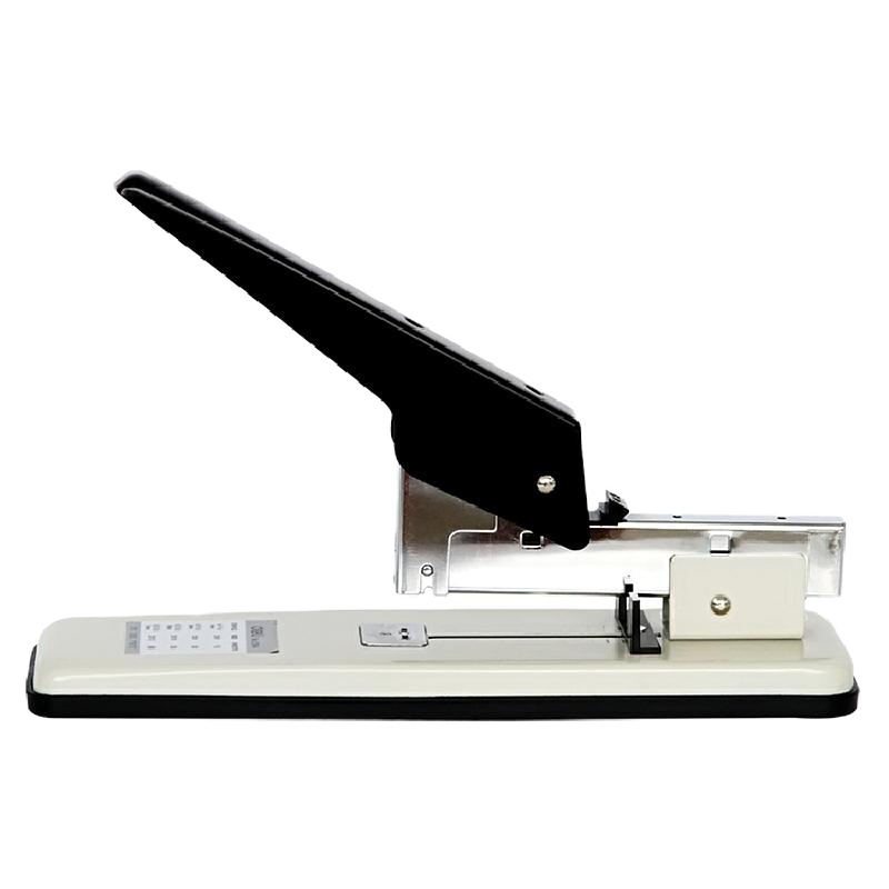 得力0394重型订书机100页(台)重型加厚大型中号订书装订器 厚层长臂大码钉书机 财务重型省力加厚订书器